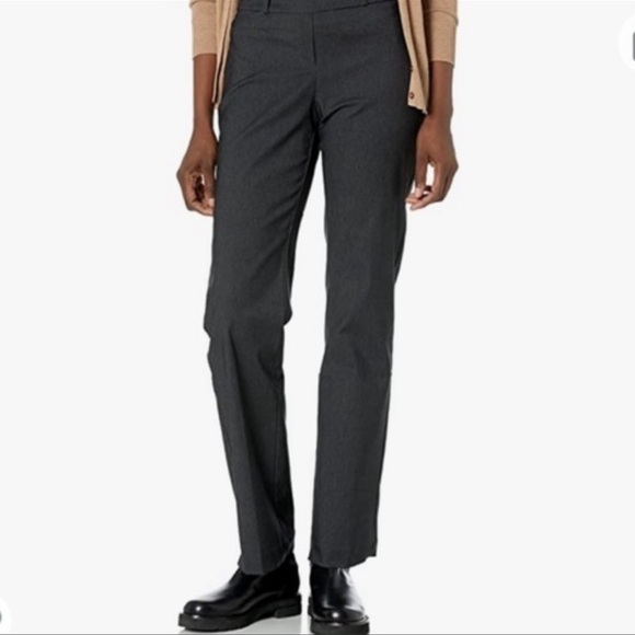 NWT REKUCCI Dark Charcoal Gray Bootcut Pant Sz. 10P - Picture 1 of 15
